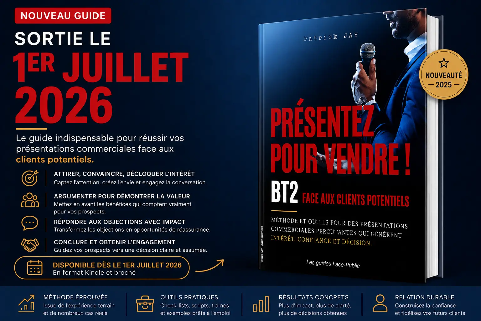 Nouveau guide Patrick JAY : Présentez pour vendre !