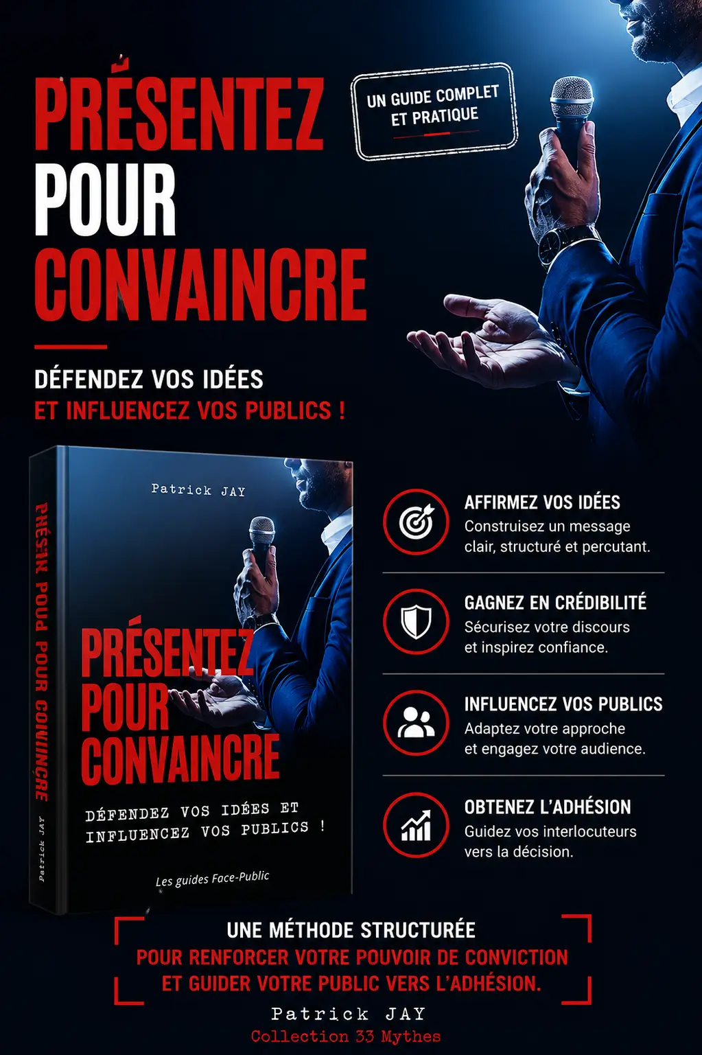 Couverture du guide Présentez pour convaincre de Patrick JAY